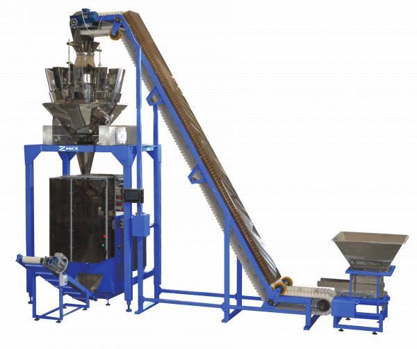 Automatic line for filling and packing gingerbread, cookies